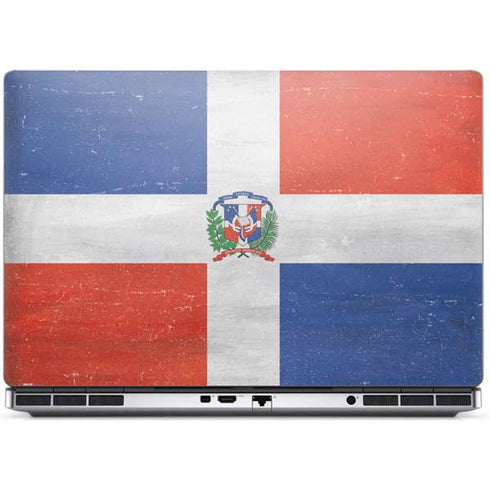 Dominican Republic Flag Distressed Dell Precision Skin